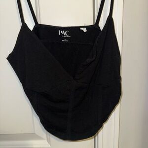 PAC Black Sleeveless Top